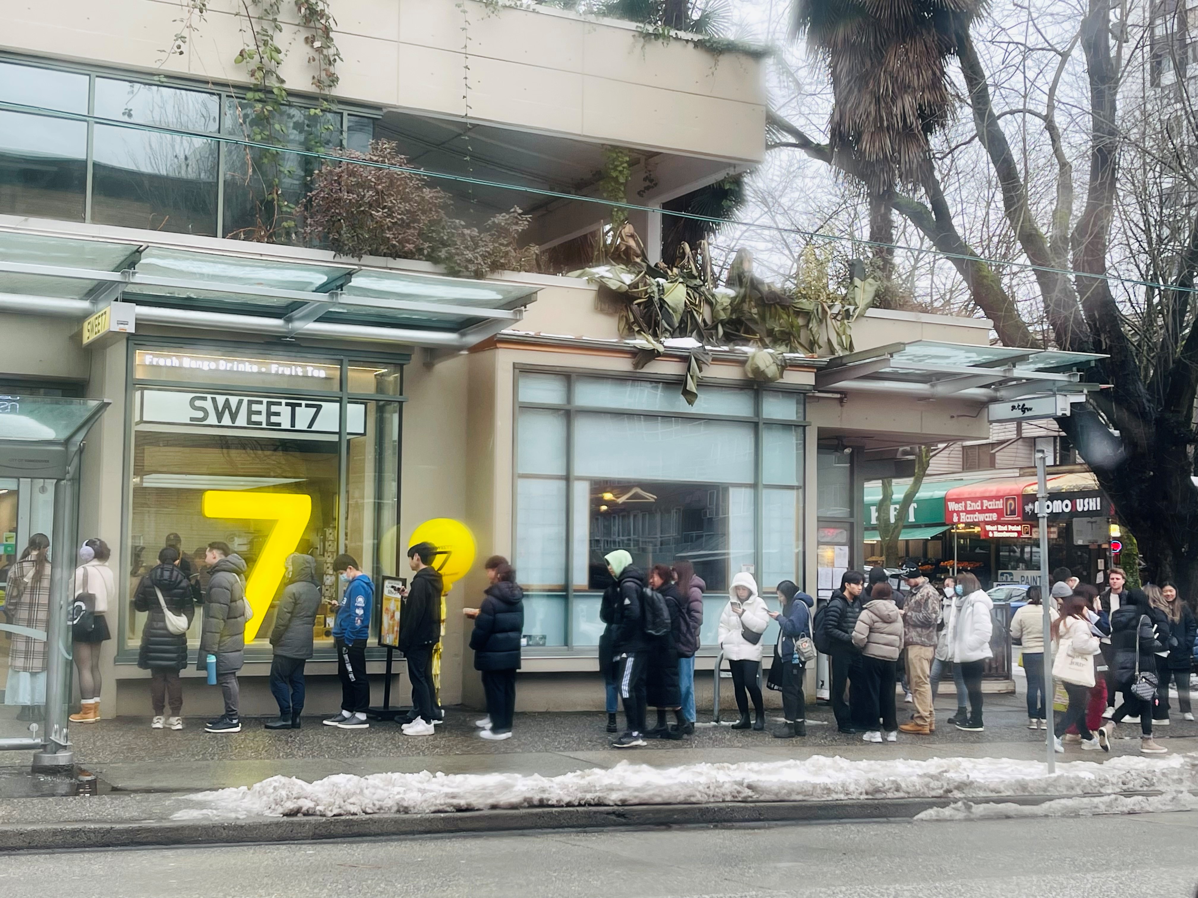 “7分甜”首家海外门店在加拿大温哥华盛大开业
